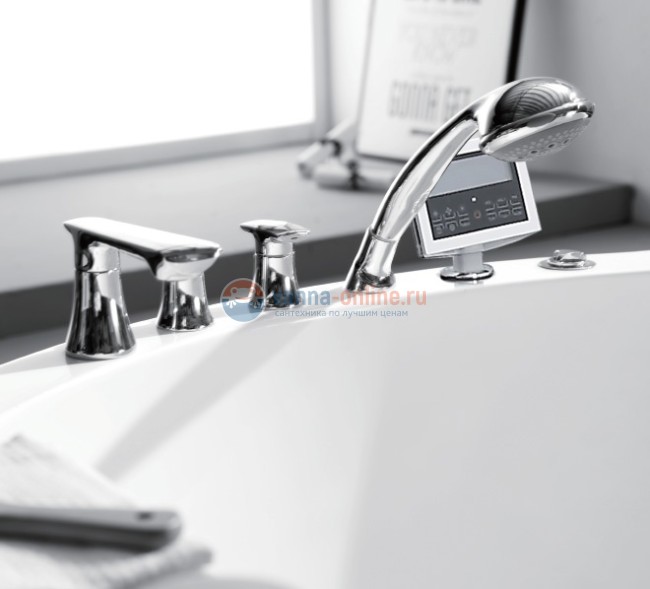 Ванна гидромассажная акриловая Gemy G9230 K, 150 х 150 х 61 см