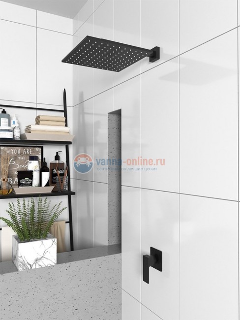 Верхний душ Paini 250 мм, квадратный