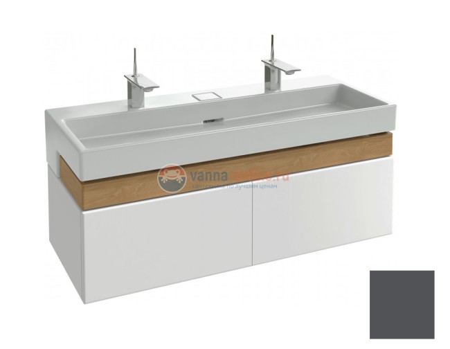 Тумба под раковину Jacob Delafon Terrace 120 EB1188-442, подвесная, цвет - серый антрацит блестящий