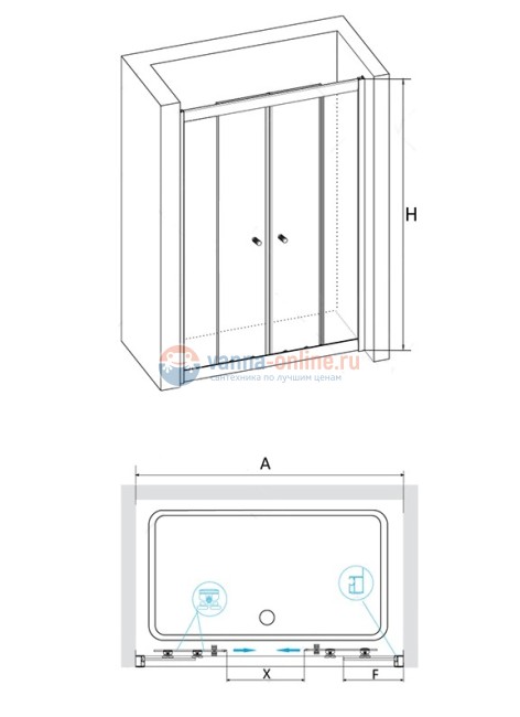 Душевая дверь RGW CL-10, 04091016-11, 160 х 185 см раздвижная, стекло прозрачное, хром Душевая дверь RGW CL-10, 04091016-11, 160 х 185 см раздвижная, стекло прозрачное, хром