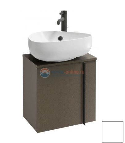 Тумба под раковину Jacob Delafon Nouvelle Vague 45 EB3045G-N18, цвет - белый глянцевый, левая