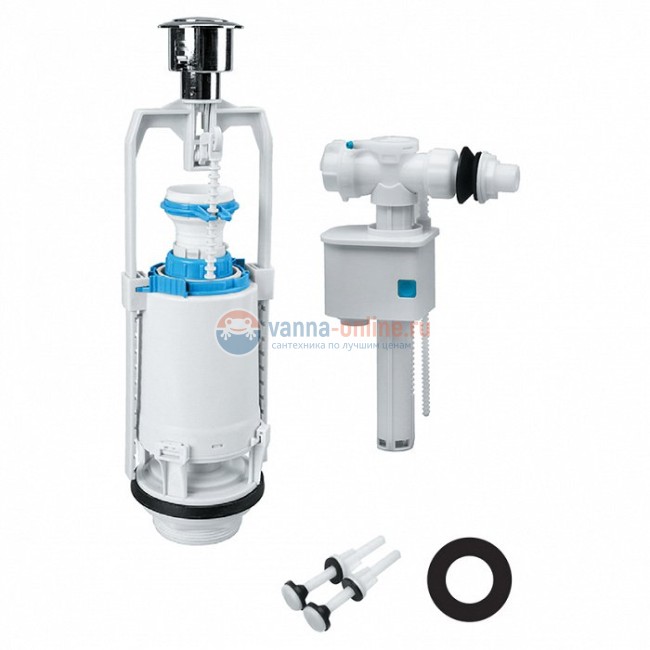 Арматура смывная Iddis F012400-0005 1-о уровневая, боковой подвод