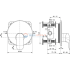 Встраиваемый смеситель для душа Ideal Standard CERAFLEX A6724AA