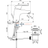 Смеситель для раковины Ideal Standard CERAFLEX B1708AA