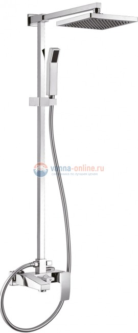 Душевая система Cezares QUATTRO-CVD-01-S для ванны и душа, хром Душевая система Cezares QUATTRO-CVD-01-S для ванны и душа, хром