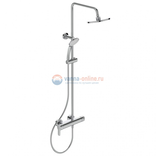 Душевая система в комплекте с настенным смесителем для душа Ideal Standard IDEALRAIN CERAFINE O BC750AA