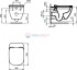 Промо-комплект 3 в 1 Ideal Standard с подвесным унитазом TESI Rimless T355101 и инсталляцией PROSYS