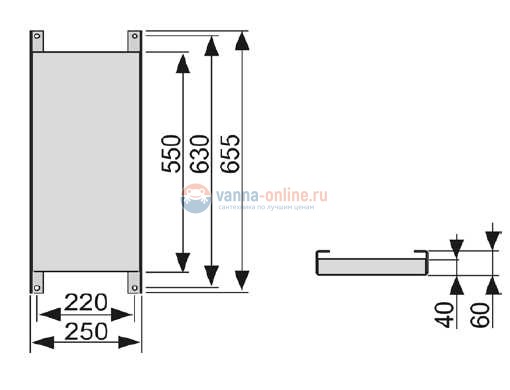 Модуль TECE TECEprofil 9042003 для монтажа ручек, поручней и поддерживающих систем Модуль TECE TECEprofil 9042003 для монтажа ручек, поручней и поддерживающих систем