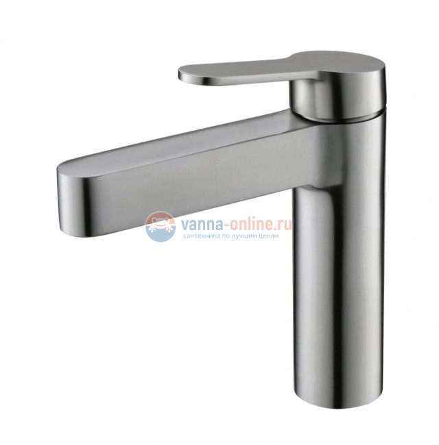 Смеситель Belbagno Delta DEL-LVM-IN для раковины, сатин Смеситель Belbagno Delta DEL-LVM-IN для раковины, сатин