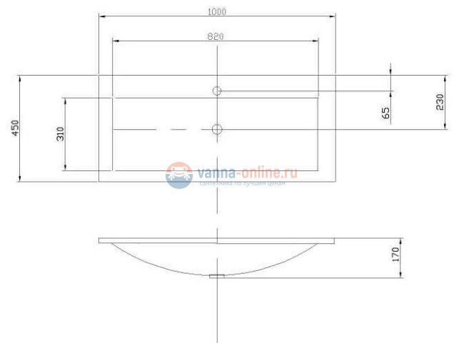 Раковина Акватон Премьер М 1000 1A70473KPR010