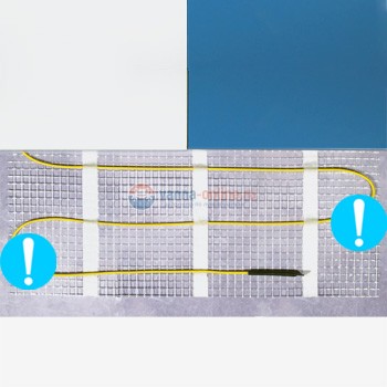 Теплый пол Energy Mat 1,30-210 Вт, площадь обогрева 1,30 м2, длина 2,60 м