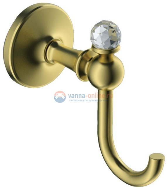 Крючок Art&Max Antic Crystal AM-2686BSJ-Do, золото
