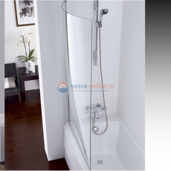 Шторка на ванну Jacob Delafon Spacio E6328G-GA 88*145 Шторка на ванну Jacob Delafon Spacio E6328G-GA 88*145