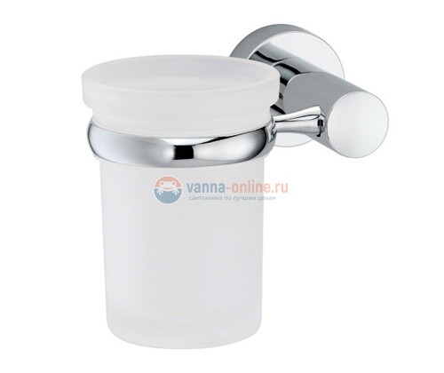 Стакан стеклянный с держателем WasserKRAFT Donau 9428 Стакан стеклянный с держателем WasserKRAFT Donau 9428