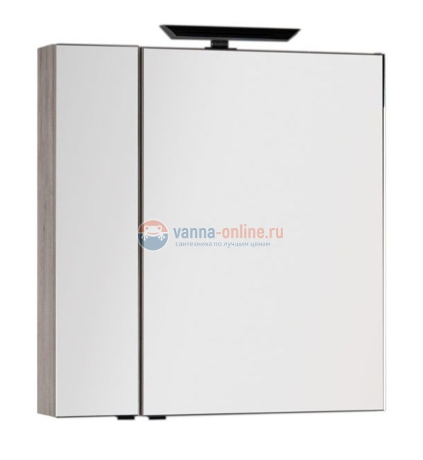 Зеркало-шкаф Aquanet Мадейра 80 00183066, дуб кантри