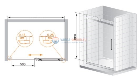 Душевая дверь Cezares STYLUS-BF-1-140-C-Cr, профиль-хром/стекло прозрачное Душевая дверь Cezares STYLUS-BF-1-140-C-Cr, профиль-хром/стекло прозрачное