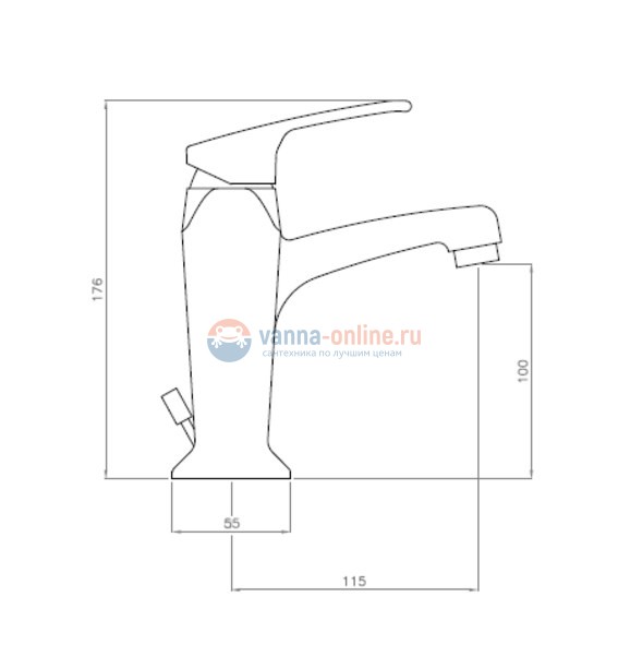 Смеситель Cezares Legend LSM2-01 цвет хром Смеситель Cezares Legend LSM2-01 цвет хром