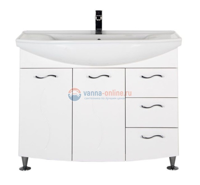 Тумба с раковиной Aquanet Моника 105 00186772