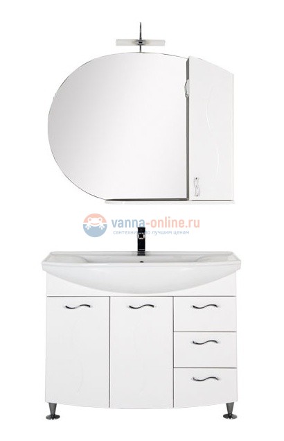 Тумба с раковиной Aquanet Моника 105 00186772
