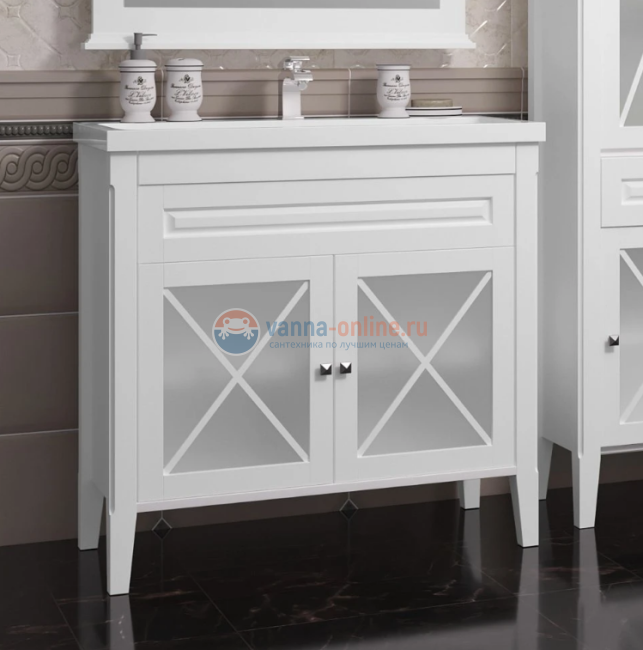 Тумба под раковину Opadiris Палермо 90 см, белый