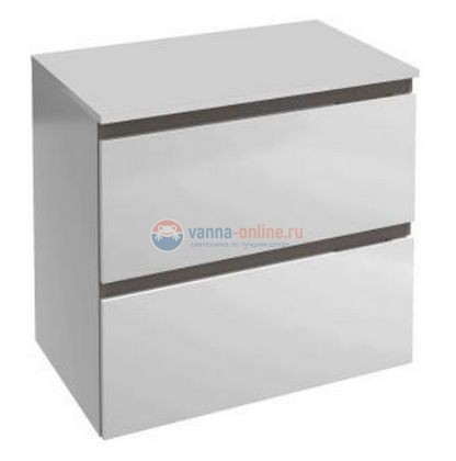 Модуль подвесной Jacob Delafon Soprano 70 см, EB1339-N08-N18, цвет - белый глянец/матовый базальт Модуль подвесной Jacob Delafon Soprano 70 см, EB1339-N08-N18, цвет - белый глянец/матовый базальт