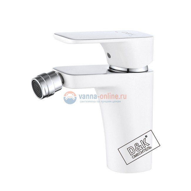 Смеситель D&K Berlin DA1432216 для биде, белый Смеситель D&K Berlin DA1432216 для биде, белый