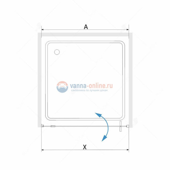 Душевая дверь RGW SV-02 06320208-11 80 х 200 см распашная, стекло прозрачное, хром Душевая дверь RGW SV-02 06320208-11 80 х 200 см распашная, стекло прозрачное, хром