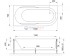 Ванна гидромассажная Royal Bath Azur Standart RB614201ST-L/R, 148 x 79 см, белая