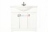 Тумба с раковиной Orange Классик 85 см, напольная, белый
