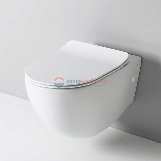 Подвесной унитаз ArtCeram File 2.0 FLV004 01 30, безободковый, цвет - белый