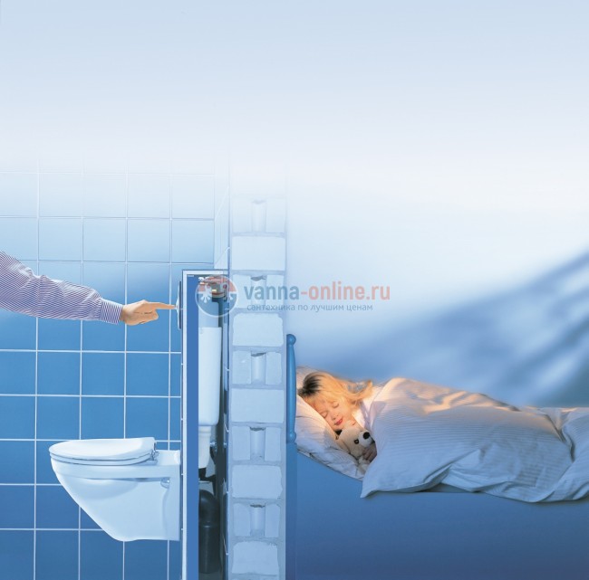 Монтажный блок Grohe Rapid SL 38526 для унитаза, высота 0.82 м