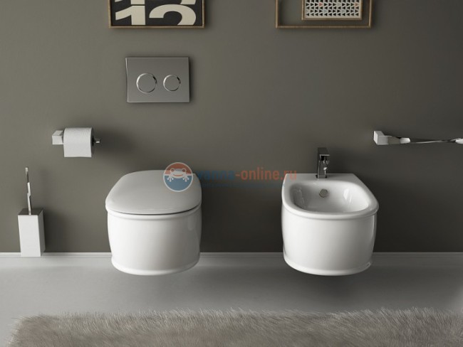 Биде Artceram Azuley AZB001 01; 00, подвесное