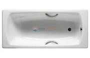 Стальная ванна Roca Swing 180x80 см 2200E0000 с отверстиями для ручек