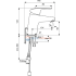 Смеситель для раковины Ideal Standard CERAFLEX B1709AA Смеситель для раковины Ideal Standard CERAFLEX B1709AA