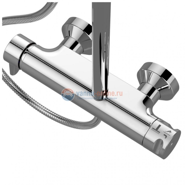 Душевая система в комплекте с настенным смесителем для душа Ideal Standard IDEALRAIN ECO B1098AA