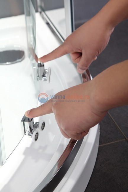 Душевой уголок Black&White Stellar Wind S101, 90 x 90 см