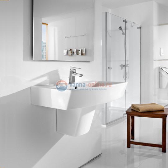 Раковина Roca Hall 327881000 55 x 48,5 см на полупьедестале или накладная Раковина Roca Hall 327881000 55 x 48,5 см на полупьедестале или накладная