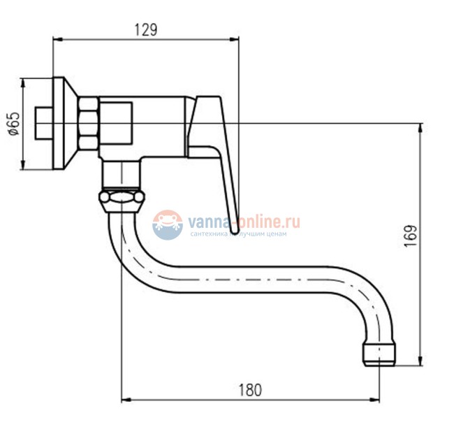 Смеситель для кухонной мойки Rav-Slezak Colorado CO102.5/21, с поворотным изливом, хром Смеситель для кухонной мойки Rav-Slezak Colorado CO102.5/21, с поворотным изливом, хром