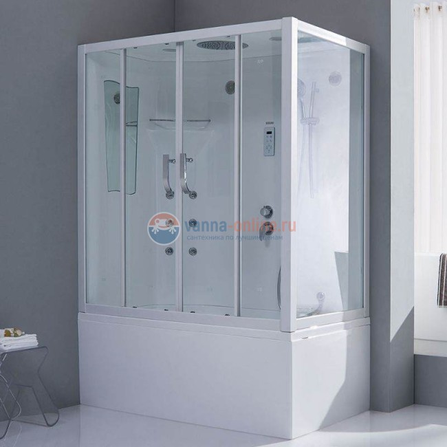 Душевая кабина SSWW BU103A L/R с паром, 150 x 85 см