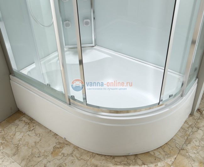 Душевая кабина Black&White Galaxy G5507 L/R, 120 x 80 см, гидромассажная