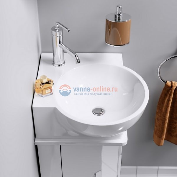 Раковина Aqwella Дельта 46 см 4640021061435 угловая Раковина Aqwella Дельта 46 см 4640021061435 угловая