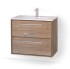 Тумба под раковину Raval Frame 75 Fra.01.75/P/DT, подвесная, дуб трюфель