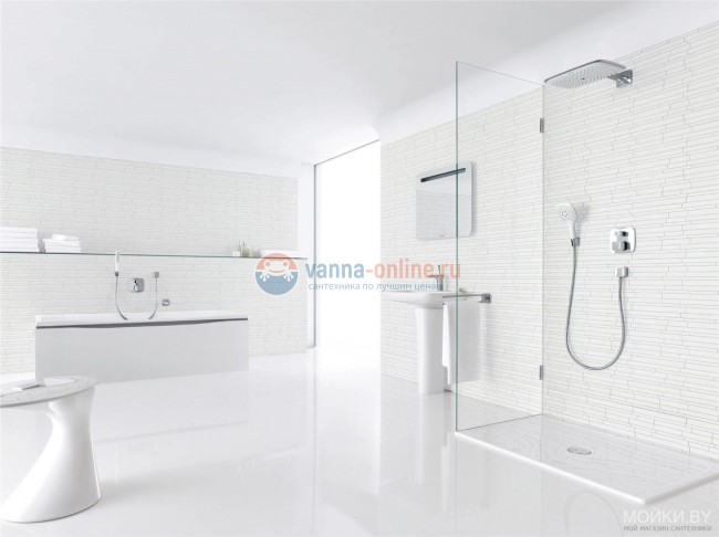 Термостат Hansgrohe PuraVida 15772000 Highflow для душа, внешняя часть