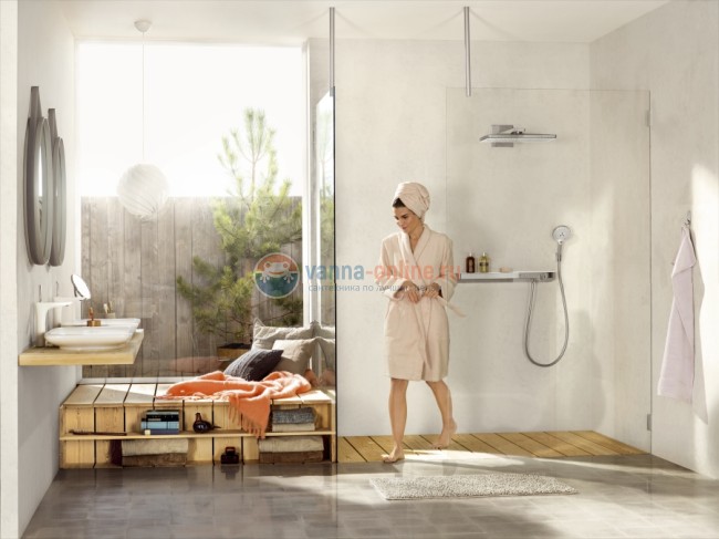 Термостат Hansgrohe PuraVida 15772000 Highflow для душа, внешняя часть