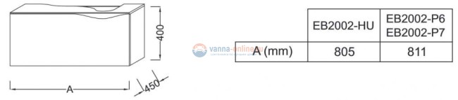 Тумба под раковину Jacob Delafon Stillness 80 см, EB2002-P7, подвесная, цвет - темный дуб Тумба под раковину Jacob Delafon Stillness 80 см, EB2002-P7, подвесная, цвет - темный дуб