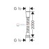 Шланг для душа Hansgrohe Metaflex 28264000 C, 1/2'-1/2', 2,00 м Шланг для душа Hansgrohe Metaflex 28264000 C, 1/2'-1/2', 2,00 м