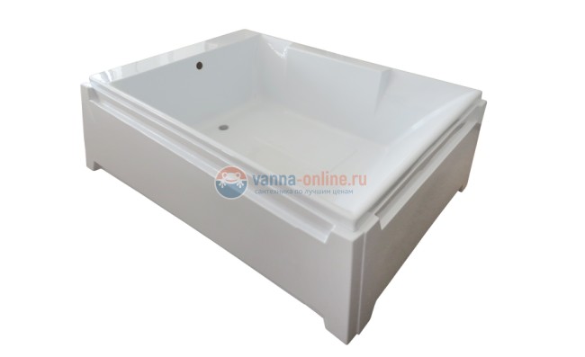 Акриловая ванна Royal Bath Triumph RB 665100 180 x 120 см в сборе с фронтальной и торцевой панелями и каркасом