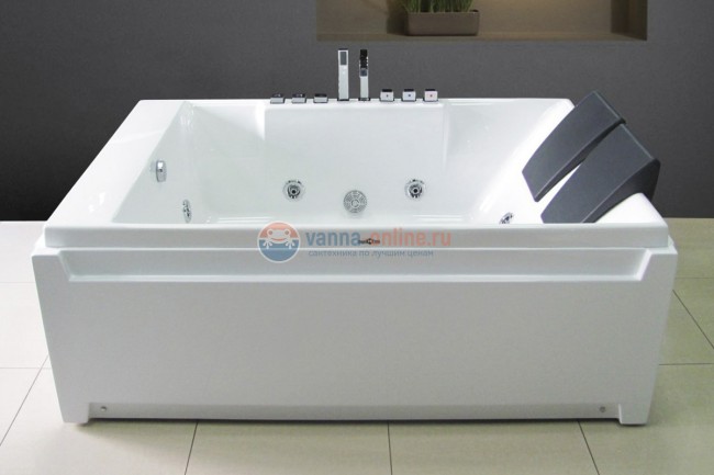Акриловая ванна Royal Bath Triumph RB 665100 180 x 120 см в сборе с фронтальной и торцевой панелями и каркасом