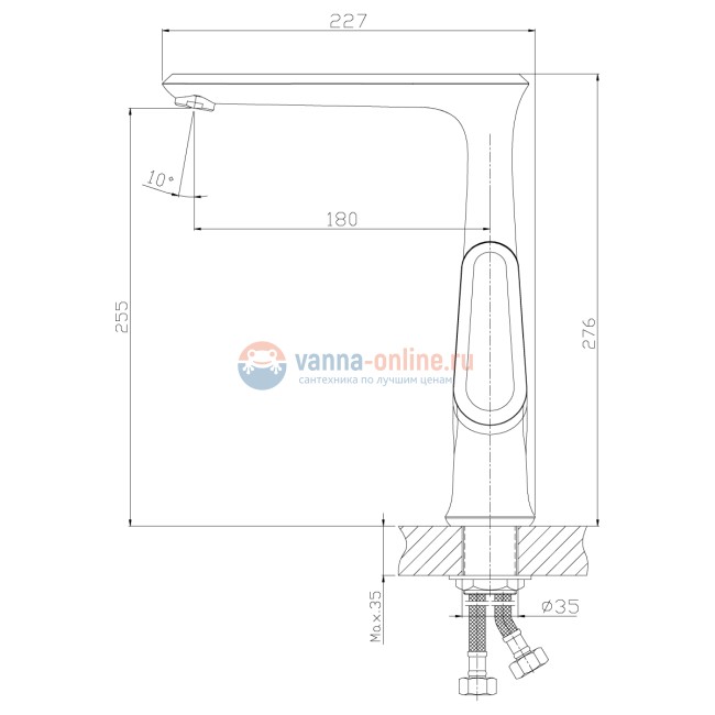 Смеситель Rossinka Z35-27U для кухни Смеситель Rossinka Z35-27U для кухни