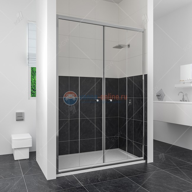 Душевая дверь RGW CL-10, 04091015-11, 150 х 185 см раздвижная, стекло прозрачное, хром Душевая дверь RGW CL-10, 04091015-11, 150 х 185 см раздвижная, стекло прозрачное, хром